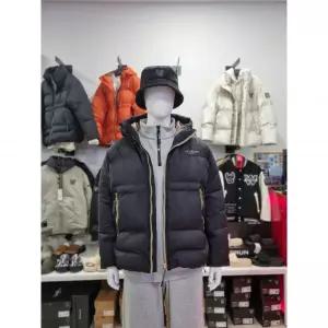 라이프워크 남녀공용 폴라 푸퍼 후드 패딩 점퍼 블랙 LW244JP160