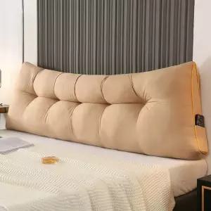 등받이쿠션 탈착식 극세사 대형 삼각 독서