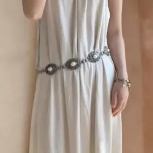 여성 체인 스타일 조절 가능한 허리 조임 벨트