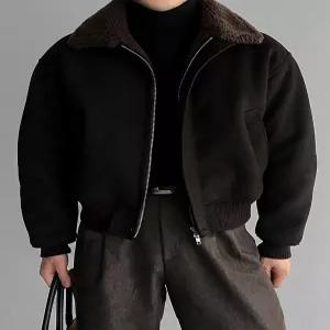 남자스웨이드무스탕 남자무스탕자켓 항공점퍼