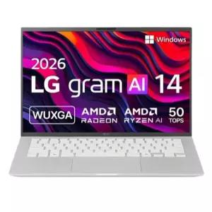 LG전자 2026 그램 AI 14 라이젠 AI 400 시리즈, 실버, 256GB, 16GB, WIN11 Home, 14Z95U-GS5CK