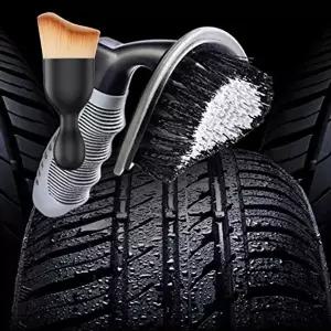 디테일링브러쉬 자동차 타이어 세차솔 타일 청소 먼지 브러쉬 세트