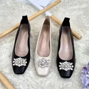 [제이시]제이시 5cm 웨딩슈즈 볼넓은 소가죽 원피스 구두 K390