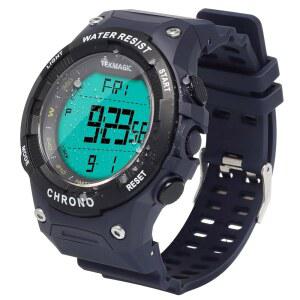 알람 시계, 스톱워치, 크로노그래프, 카운트다운, 타이머, 듀얼 타임 및 캘린더 기능을 갖춘 수영 다이빙용 디지털 스포츠 손목시계 10 ATM 방수 기능, 12시간 24시간 포맷 전환 가능