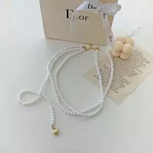 레이어진주목걸이 펄 롱 포인트 여성 주얼리 액세서리