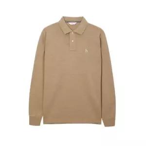 헤지스긴팔티 VQA HZTS4D431I2 베이지 긴팔 피케 카라 티셔츠