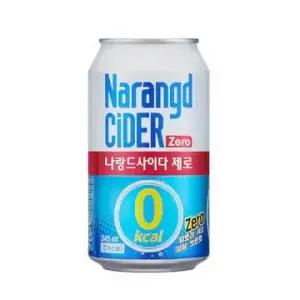 나랑드사이다 제로 345ml 캔 24개 동아오츠카 제로사이다 나랑드