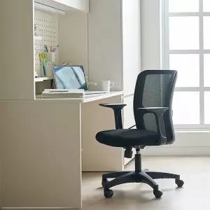 포포 실리카텍스 메쉬 책상의자 학생/성인 사무 높낮이조절 에어홀 좌판쿠션 국내생산