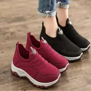 여성 끈없는 슬립온 편한 워킹화 런닝화 운동화 단화 WD93C11