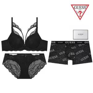 게스 GUESS 선물포장/쇼핑백 스트링 레이스 커플속옷세트 ODWBRB96ODWPTB96GEMDR168BK1146108