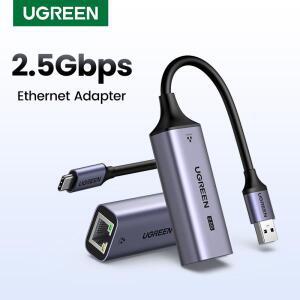 UGREEN USB 이더넷 어댑터 노트북 PC NAS 서버용 네트워크 카드 윈도우 맥 OS USB-AC 인터넷 2.5G 2500Mbps