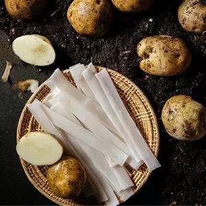 [아빠식당]불리필요없이 바로먹는 감자납작당면100g 8팩