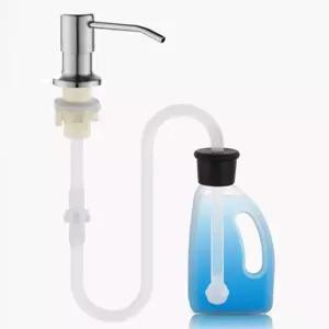 편한생활연구소 무한리필 싱크대 세제 디스펜서 디펜서 주방 용기 리필 펌프 세제수전 빌트인 매립 대용량 거치 호스