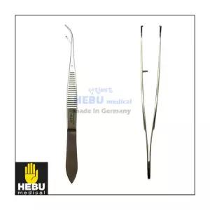 (독일 HEBU) 안과핀셋(유구)곡 10cm (IRIS FORCEP) HB-429