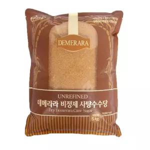 모리셔스 데메라라 비정제사탕수수당5kg 비정제 원당 설탕 매실청 각종청