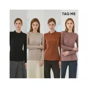 25FW[태그미] 기모 웜 플리츠 블라우스 4종, 여성