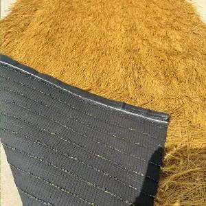 호가 인조 초가 매트 1X10m/난연 볏짚 지붕 인테리어 오두막 덮개 지푸라기 오두막 야외 정자