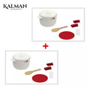 [1+1세트] 칼만 도자기 저당 밥솥 라이스팟