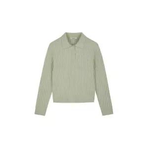 폴햄 POLHAM 여성 포그니 립조직 카라 니트 PHF4ET2330 236575