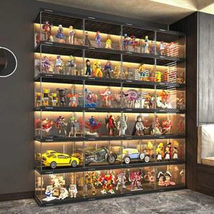 피규어 진열대 진열장 대형 프로모델진열장 피규어전시장 선반 케이스 유리