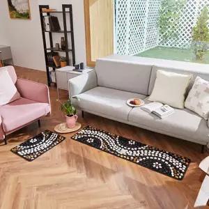 [거실용+주방용] 장명백세 건강 지압 돌 발매트 총 2장 [L+M]