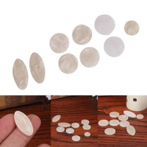 9피스 색소폰 자개 키 버튼 미니 진주 쉘  악기 부품