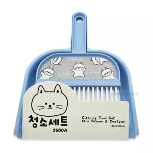 플유 옴니버스 청소세트 미니 청소 도구 용품 실내용 책상 미니빗자루세트 쓰레받기 초등학교 준비물
