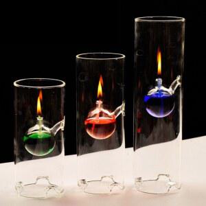 빈티지 유리램프 파라핀 펜던트 크리스마스 가구 유리 유용한 8x15cm 촛불 침대