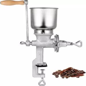 하이 호퍼 옥수수 그라인더 주철 곡물 수동 커피 보리 밀 열매용 대형 호퍼가 있는 헤비 듀티 핸드