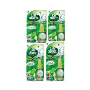 화장실냄새 울 제거 방향제 20ml 4개 코바야시 쇼슈겐 워터리그린향