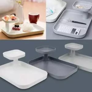 [셀러에이드]학용품정리함 시스맥스 2단 타워트레이 소품정리 문구/주방/ 화장품