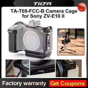 ZV-E10 II용 TILTA 풀 카메라 케이지 TA-T69-FCC-B 아르카 퀵 릴리즈 바텀 플레이트 다기능 마그네틱 스크