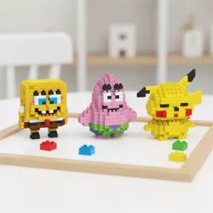 브릭시리즈 블록 나노블럭 조립 미니어처 피규어 수집 키덜트 만들기 장난감 캐릭터 (3개)