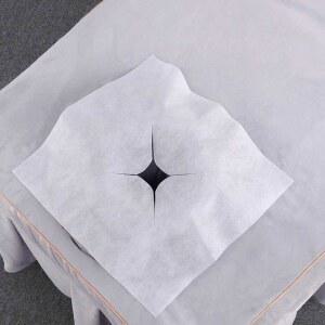 일회용 얼굴 커버 구멍 수건 안면 위생 부직포 1000매 1. 십자 1000매