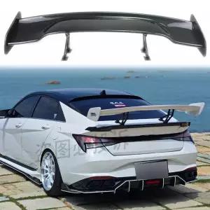 현대 엘란트라 아반떼 아반떼 CN7 차량용 ABS 유광 블랙 리어 트렁크 리드 스포일러 윙 -년식 리어 스포일