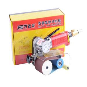 60260mm 공압 벨트 샌더 에어 그라인더 와이어 드로잉 머신 조정 가능 소형 사포 기계