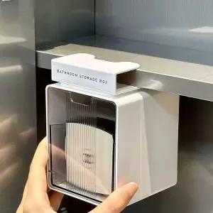 민트하우스 욕실 슬라이드 흰색 보관 수납함 거울장