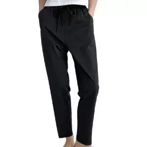 여자 여름 쿨바지 데일리 9부 고무줄바지 인기 팬츠 고무줄바지 시원한바지 쿨링팬츠