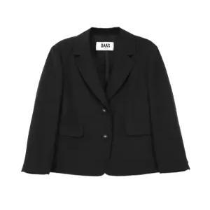 닥스 여성 26SS 블랙 솔리드 테일러드 자켓 DLJA6B202BK
