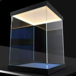 투명 전시장 케이스 건담 진열장 LED 보관함 피규어 조명 아크릴