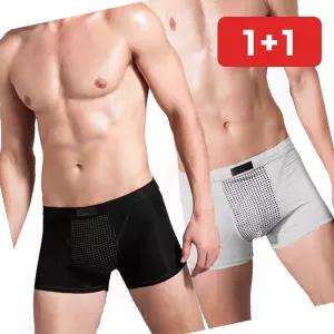 남자기능성팬티 건강 자석 남성 드로즈 속옷 남성팬티 (1+1)