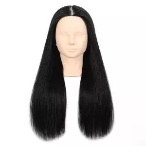 [이벤트]비너스가발 90%인모 50.8cm 커트 드라이 연습용통가발