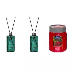 양키캔들 블랙체리 2개 + 프래그런스비즈 세트