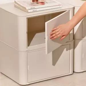 씨밀렉스 원터치 리빙박스 래폴드 수납함 펜트리 생활용품 정리함