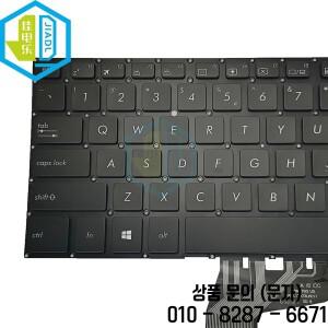백라이트가 없는 미국 노트북 키보드 Asus X411 Vivobook 용