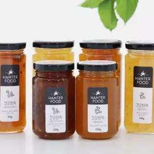 꿀 건강차 선물 세트 국내산 수제 생강 도라지 대추 250g그램 2병 선물세트