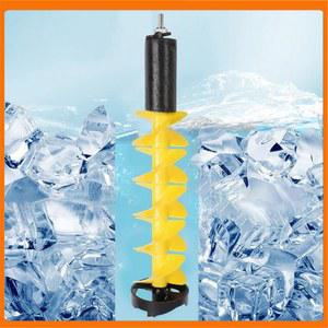 홀쏘 아이스 오거 6인치 직경 28인치 길이 전기 얼음 낚시 오거 드릴 비트 플로팅 장치 포함
