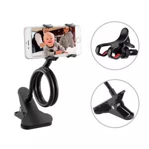 (무료배송) 집게형 침대 스마트폰 자바라 거치대 70cm RD-10030