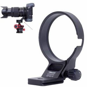 iShoot 렌즈 칼라 삼각대 장착 링 소켓 후지필름 후지 GF 45-100mm f / 4 R LM OIS WR, 금속 렌즈 지지대 브래킷 하단은 Arca-Swiss 핏 퀵 릴리스 플레이트 도브테일 홈입니다
