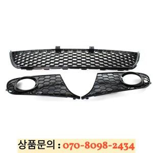벌집 메쉬 자동차 앞 범퍼 낮은 안개등 벤트 그릴 커버 케이스 VW 폭스 바겐 골프 6 2009-2013 라디에이터